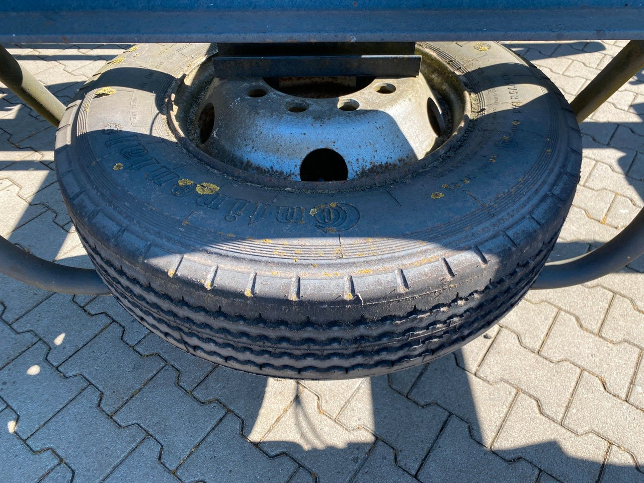 Haakarm/ Portaalarm aanhanger Hüffermann HSA 18.65 | Reifenprofil: 75%*Blatt*50mm Zugauge