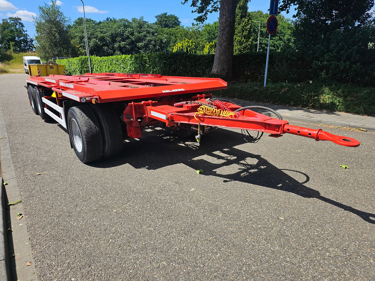 Haakarm/ Portaalarm aanhanger Kel-berg D24 3 Container Tippertrailer