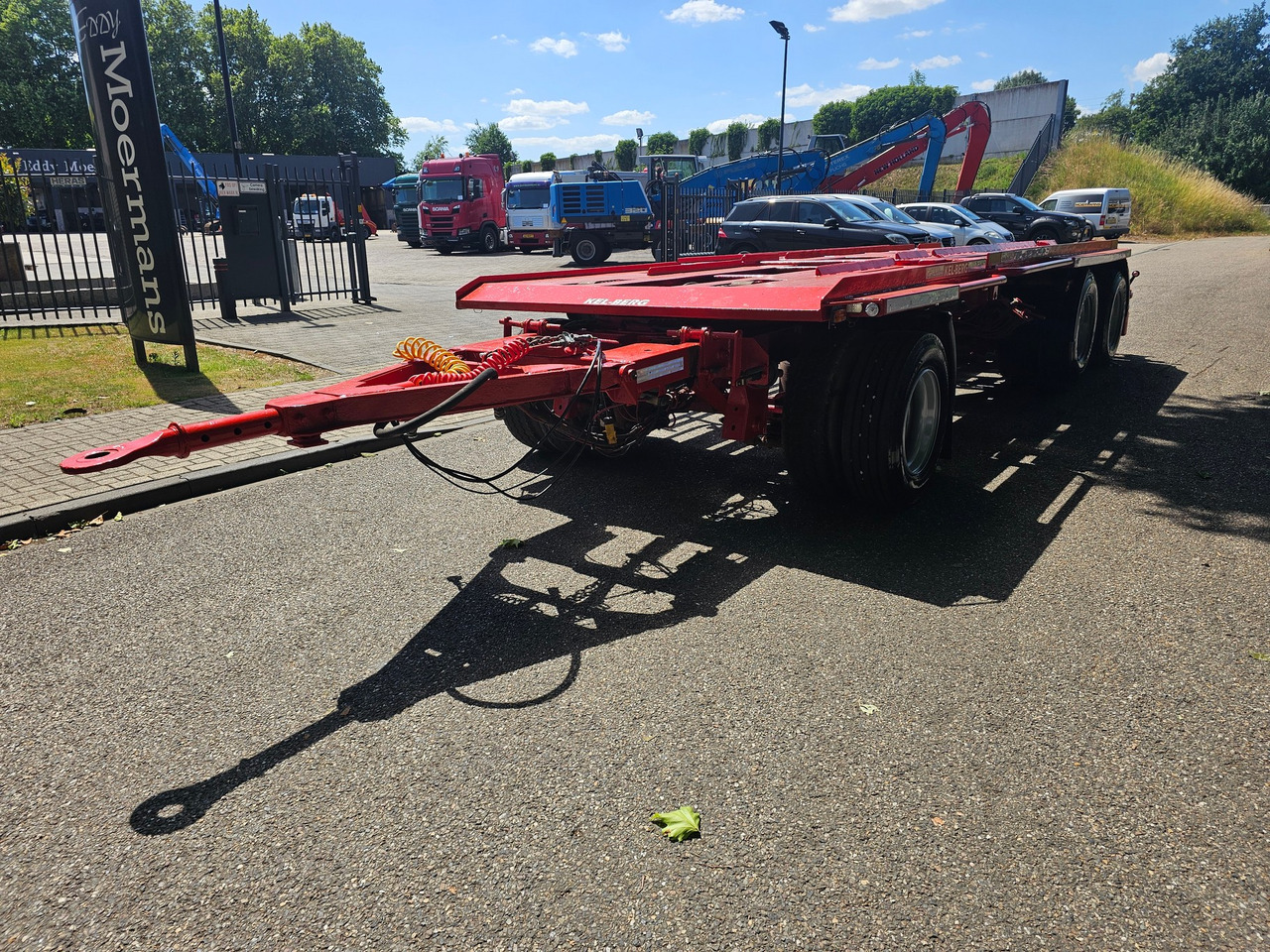 Haakarm/ Portaalarm aanhanger Kel-berg D24 3 Container Tippertrailer