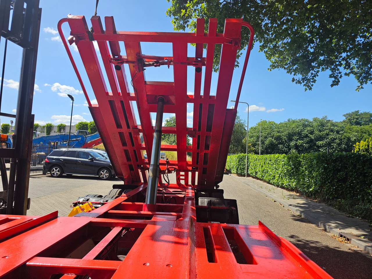 Haakarm/ Portaalarm aanhanger Kel-berg D24 3 Container Tippertrailer