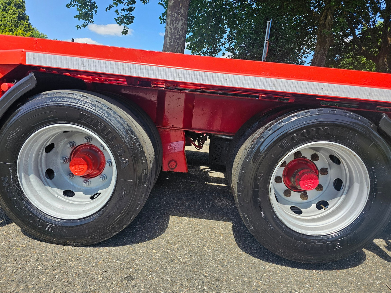 Haakarm/ Portaalarm aanhanger Kel-berg D24 3 Container Tippertrailer