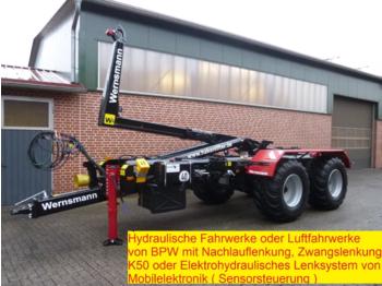 Haakarm/ portaalarm aanhanger Wernsmann WH24G mit Lenkachse mit Meillerhakenlift