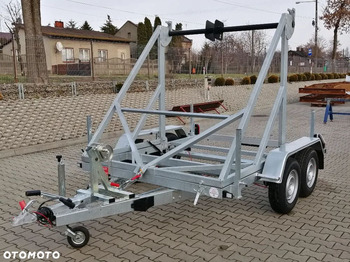  Besttrailers Przyczepa kablowa DMC 2700 kg K14&quot; dwie osie - Haspelwagen