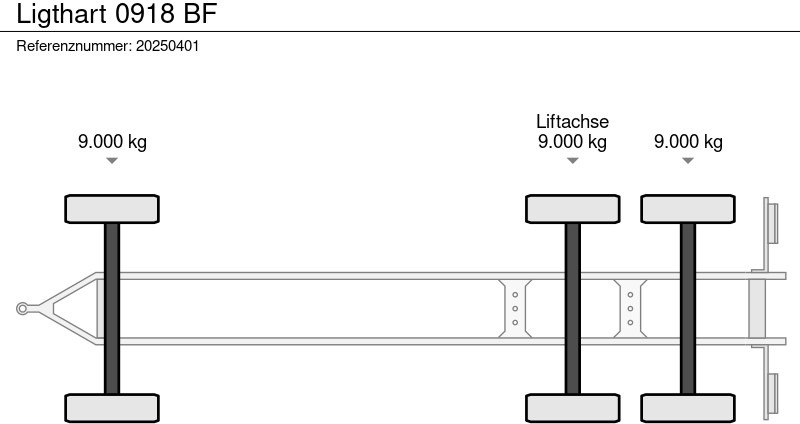 Hout aanhanger Ligthart 0918 BF