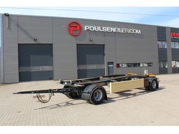 Containertransporter/ Wissellaadbak aanhangwagen Huffermann 2-axle for container: afbeelding 1