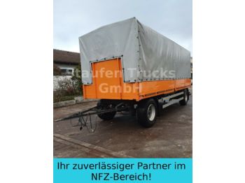 Huif aanhangwagen Staiger luftgef. 2-Achs Pritsche Plane 18 to