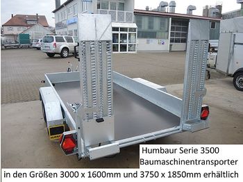 Aanhanger Humbaur - HS353016 Baumaschinentransporter mit Auffahrbohlen