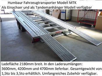 Nieuw Autotransport aanhangwagen Humbaur - MTK254222 Fahrzeugtransporter Autotransporter: afbeelding 1