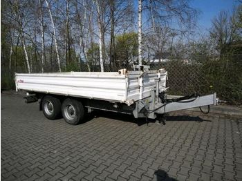 Fliegl Tandem 3  Seiten  Kipper mit Alu  Rampen - Kipper aanhangwagen