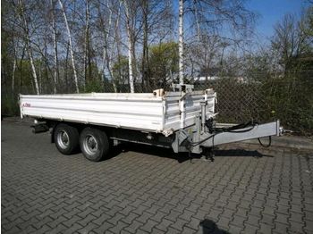 Fliegl Tandem 3  Seiten  Kipper mit Alu  Rampen - kipper aanhangwagen