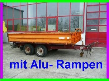 Fliegl Tandemkipper mit Alu  Rampen - kipper aanhangwagen