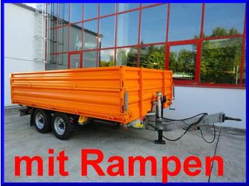 Humbaur Tandem 3- Seiten Kipper mit Rampen - Kipper aanhangwagen