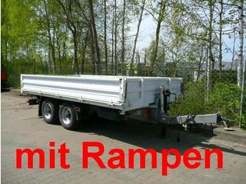 Humbaur Tandemkipper mit Alu  Rampen - kipper aanhangwagen