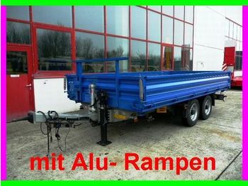 Humbaur Tandemkipper mit Rampen - Kipper aanhangwagen