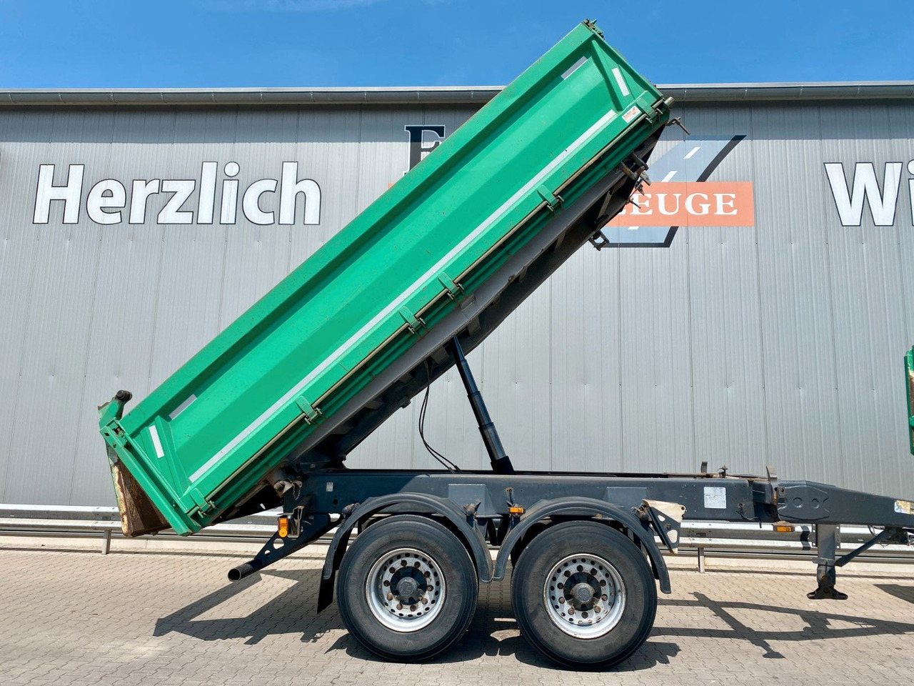Kipper aanhangwagen Meiller MZDA 18/21 | BPW-Achsen*EBS*Trommelbremse*Luft