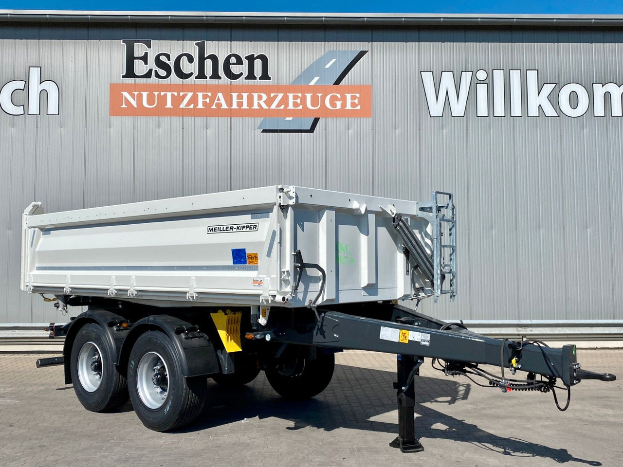 Kipper aanhangwagen Meiller MZDA 18.22 *NEW*|abklappbare Seitenwand*Garantie