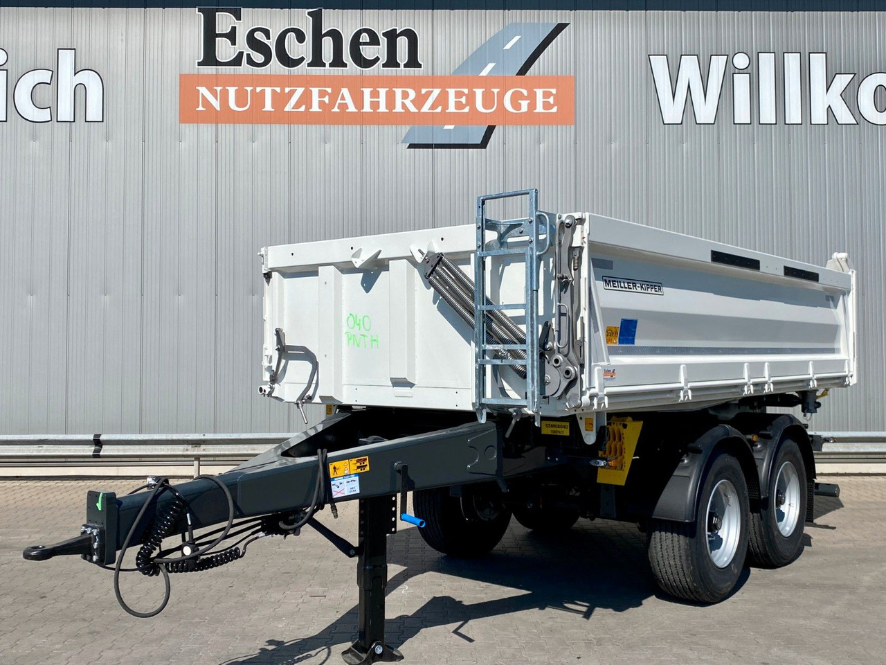 Kipper aanhangwagen Meiller MZDA 18.22 *NEW*|abklappbare Seitenwand*Garantie