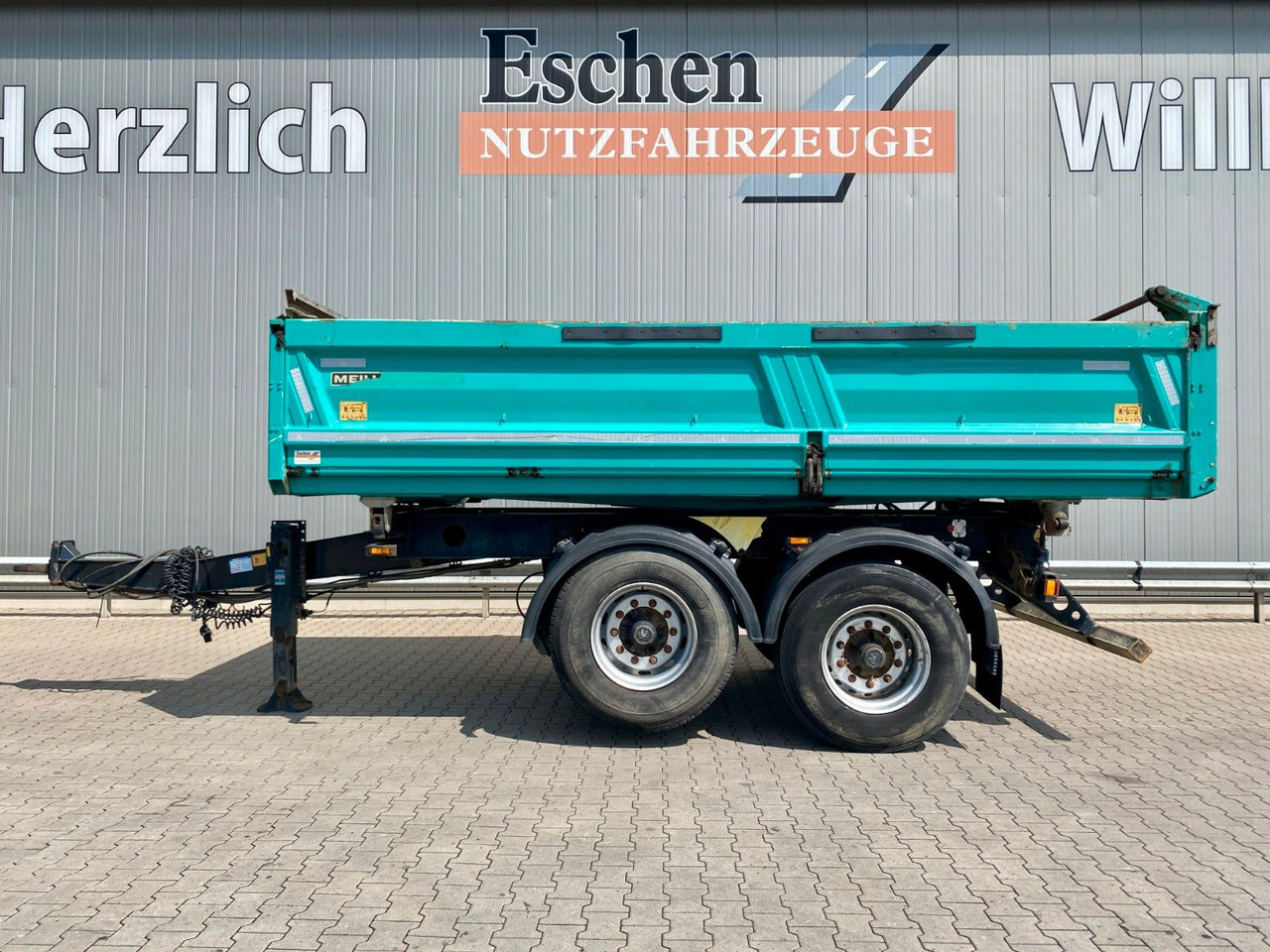 Kipper aanhangwagen Meiller MZDA 18/23 | Bordmatik*Liftachse*Rollplane*BPW