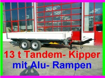 Möslein 13 t Tandemkipper mit Rampen - Kipper aanhangwagen