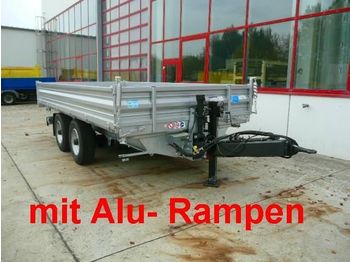 Möslein 14 t Tandemkipper mit Alu  Rampen - kipper aanhangwagen