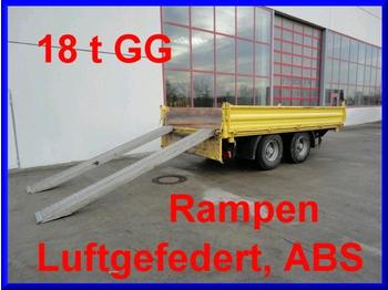 Obermaier 18 t Tandem- 3 Seiten- Kipper- Tieflader - Kipper aanhangwagen