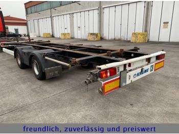 Containertransporter/ Wissellaadbak aanhangwagen Krone *ZZ*WECHSELFAHRGESTELL*BPW * TANDEM *: afbeelding 1