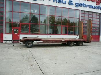 Dieplader aanhangwagen voor het vervoer van zwaar materieel Möslein 3 Achs Tieflader  Anhänger: afbeelding 1