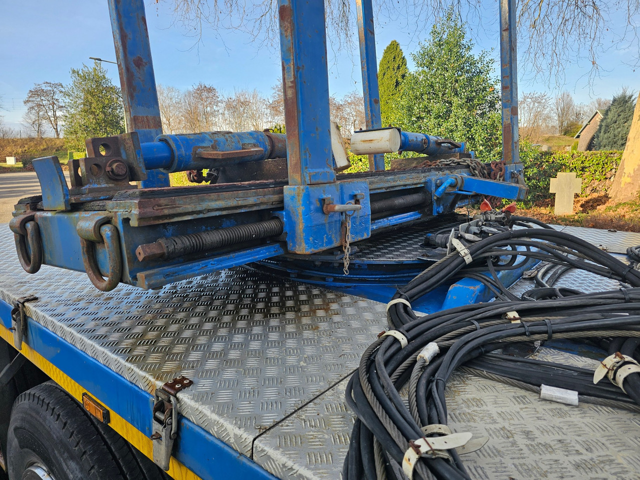 Open/ Plateau aanhangwagen Doll M177 With Remote Steering