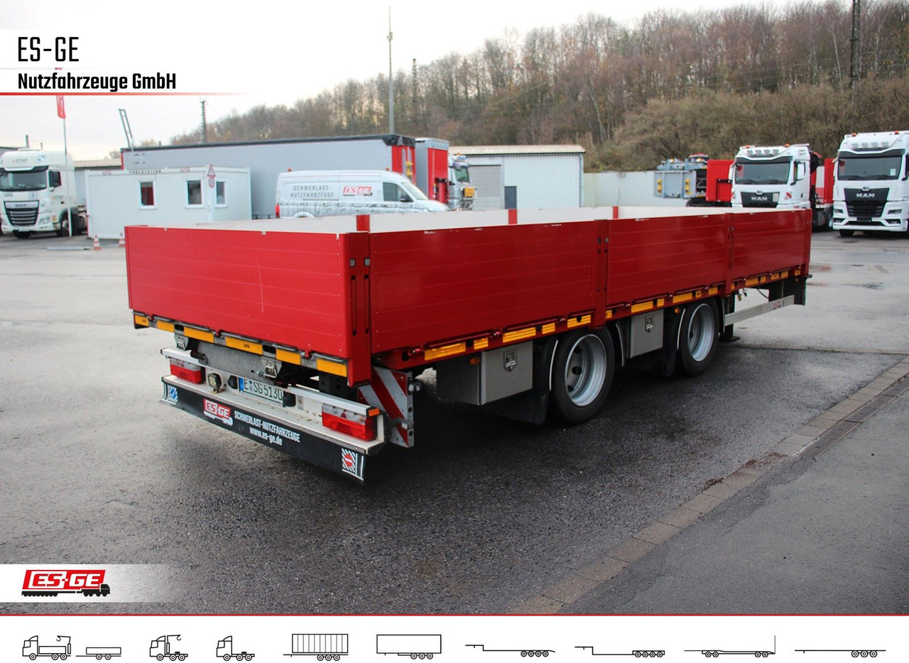 Open/ Plateau aanhangwagen ES-GE Tandemanhänger - Containerverr.