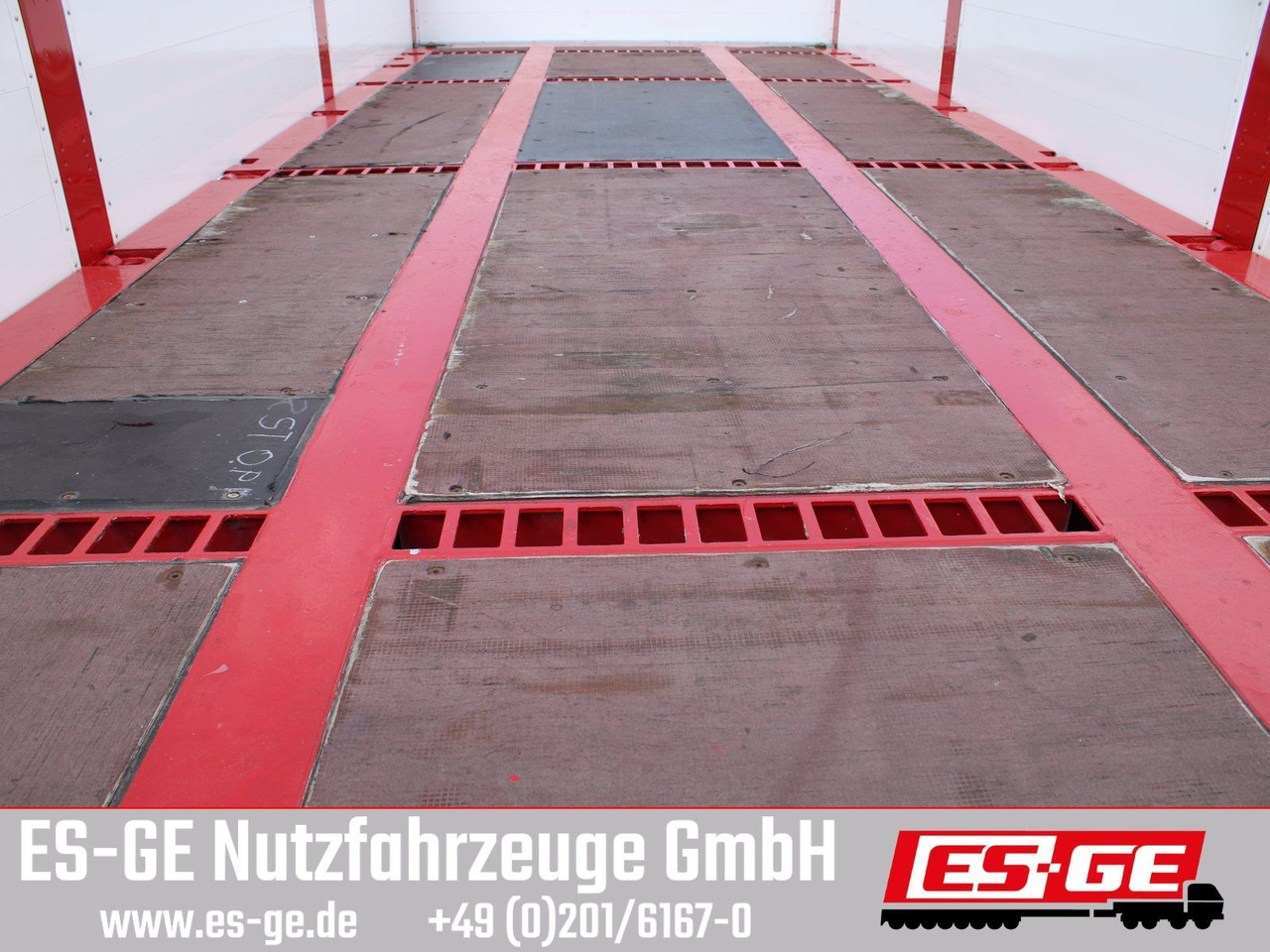 Open/ Plateau aanhangwagen ES-GE Tandemanhänger - Containerverr.
