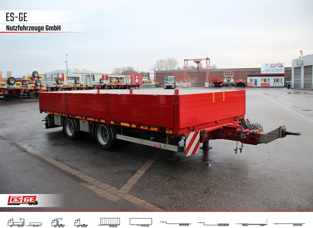 Open/ Plateau aanhangwagen ES-GE Tandemanhänger - Containerverr.