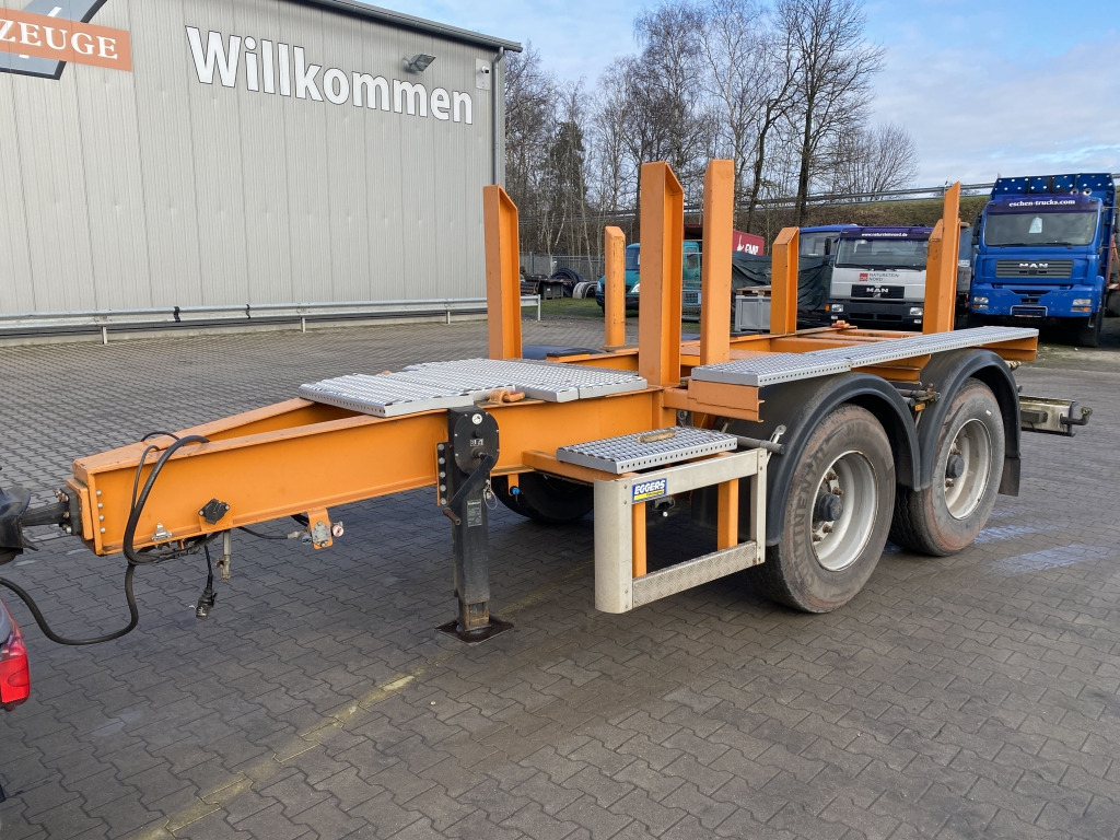 Open/ Plateau aanhangwagen Eggers ZX 18E / für Ballastgewichte