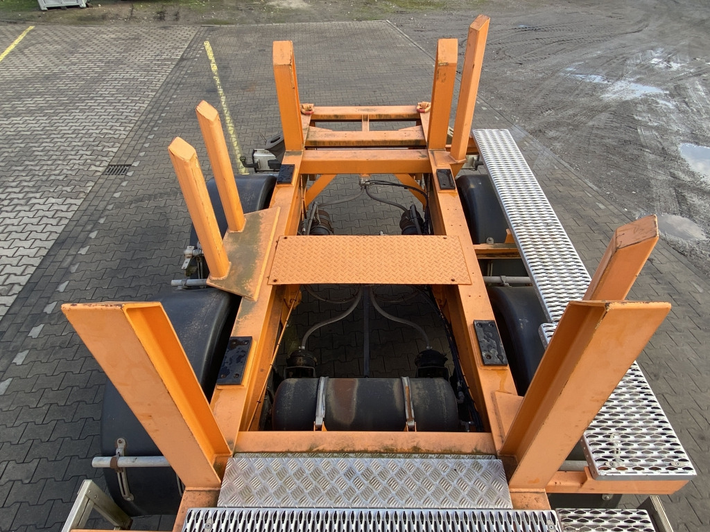Open/ Plateau aanhangwagen Eggers ZX 18E / für Ballastgewichte