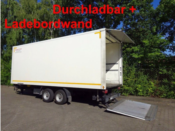 Gesloten aanhangwagen Tandemkoffer, Ladebordwand + Durchladbar: afbeelding 1