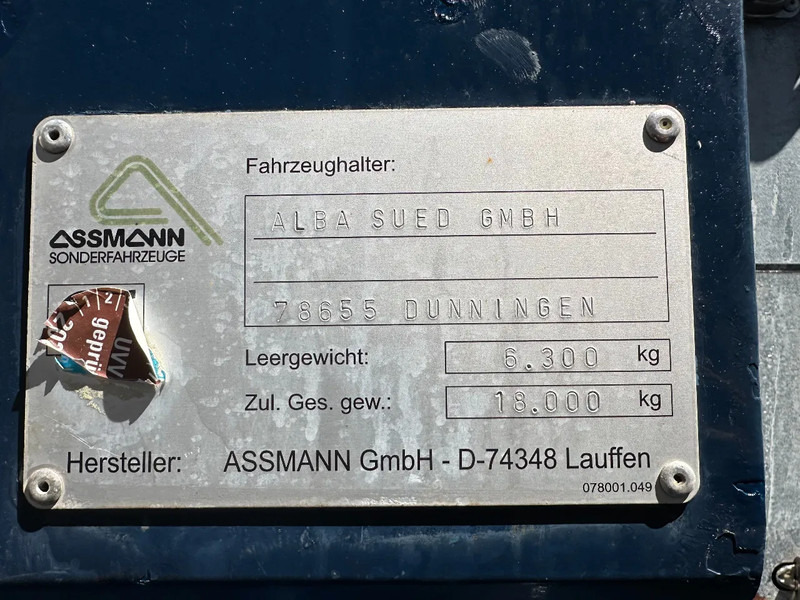 Tank aanhanger Diversen ASSMANN SAUG / DRUCK CHEMIE V4A EDELSTAHL