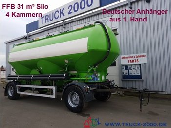 Feldbinder HEUT31.2 31m³ 4 Kammer Silo Staub-Riesel Güter - Tank aanhanger