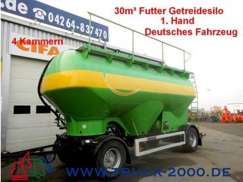 Feldbinder HEUT 30m³ Futter-Getreide-Silo 4 Kammern 1.Hand - Tank aanhanger