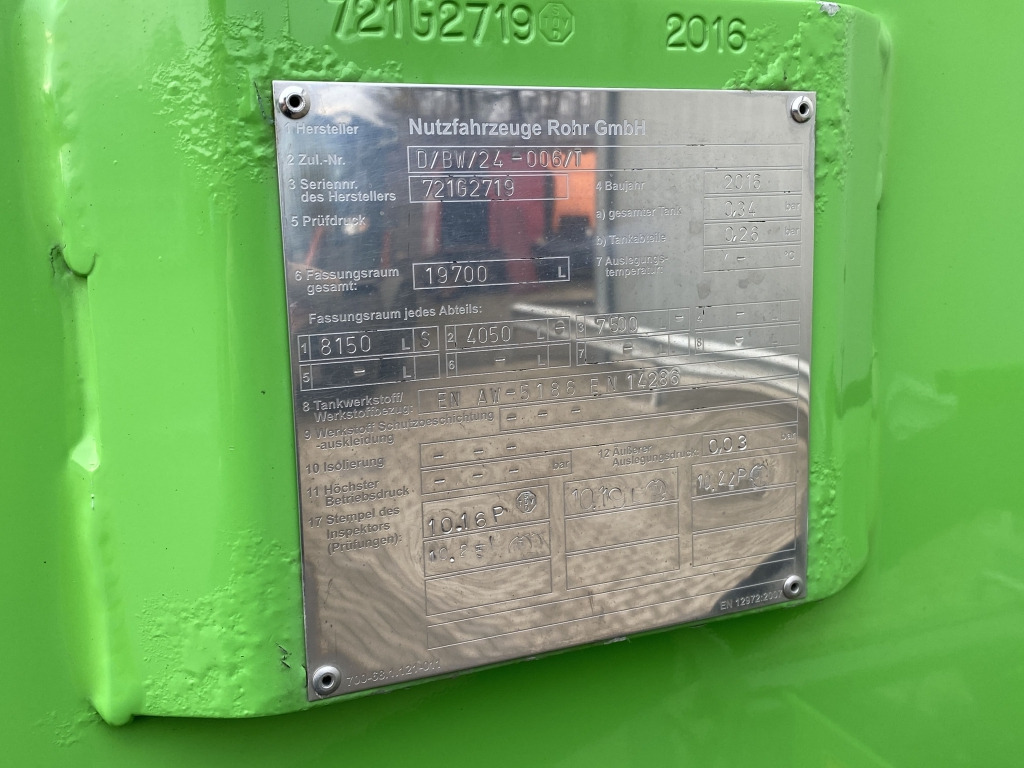 Tank aanhanger ROHR A3