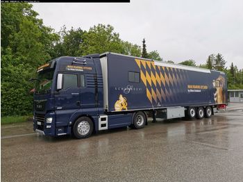 Verkoopwagen Krone Sattelauflieger SDR 27 Messeauflieger / Showküch