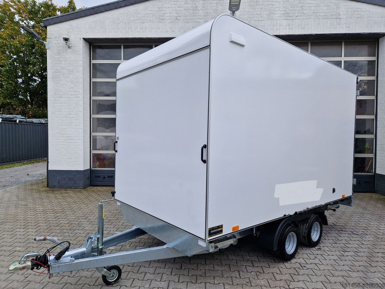 Nieuw Verkoopwagen trailershop schöner Kofferanhänger niedrige Ladefläche Seitentür 2700kg 360x200x210cm Neuverkauf: afbeelding 7
