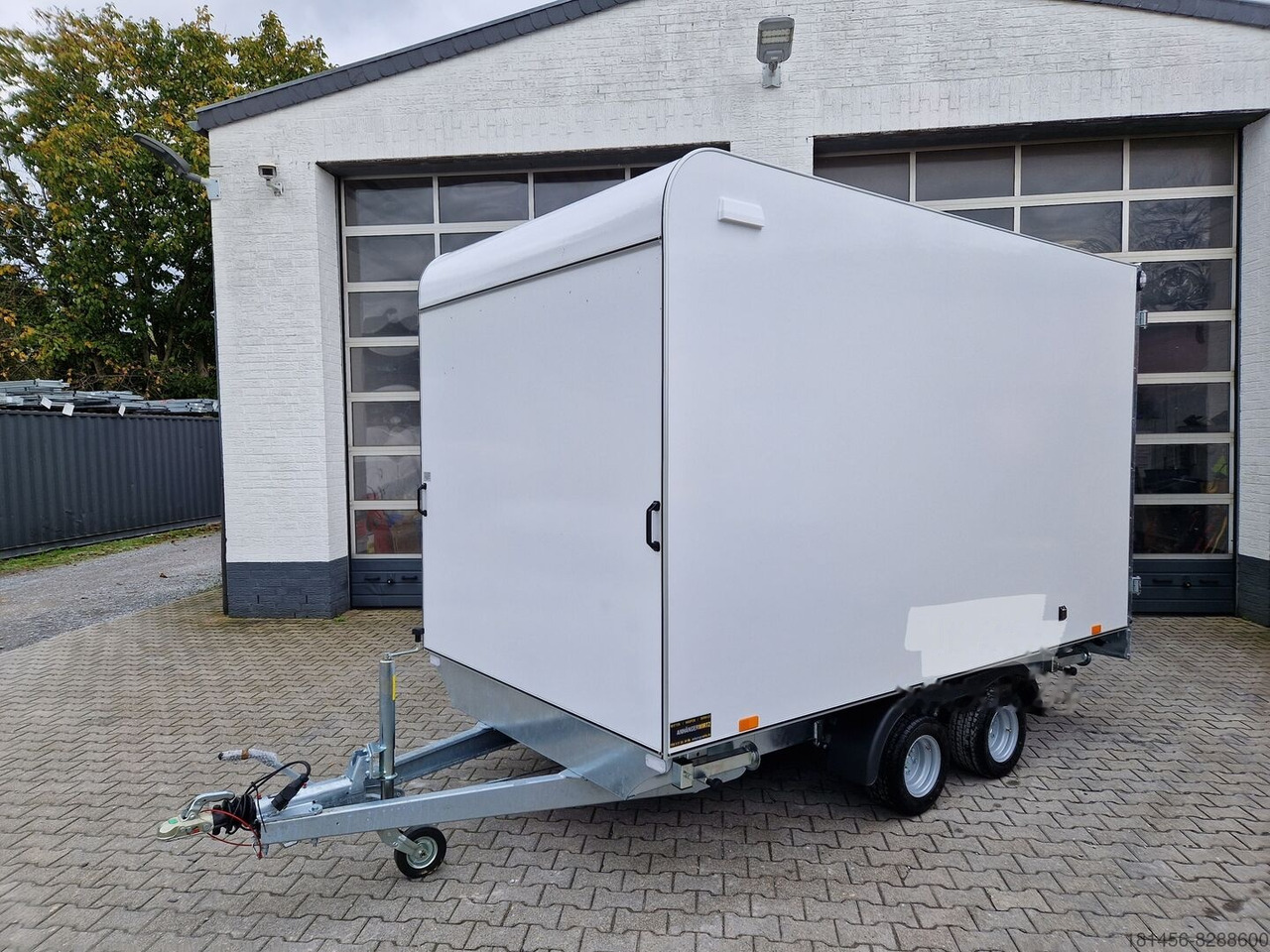 Nieuw Verkoopwagen trailershop schöner Kofferanhänger niedrige Ladefläche Seitentür 2700kg 360x200x210cm Neuverkauf: afbeelding 6