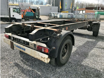 Containertransporter/ wissellaadbak aanhangwagen Krone AZW 18 Laffette BPW-Achsen