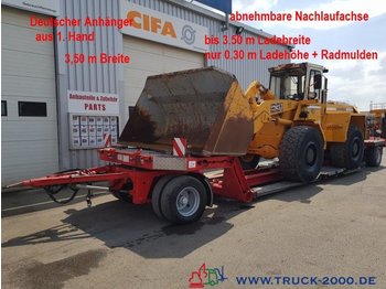 Dieplader aanhangwagen Fliegl Tieflader Land + Baumaschinen 30cm Höhe