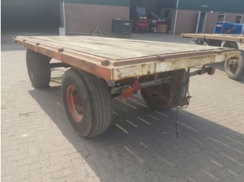 Platform aanhangwagen PLATTE balen wagen