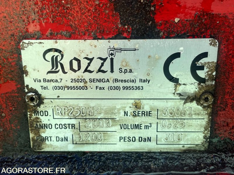 Gereedschap/ Toebehoor Grappin Rozzi RP2504P