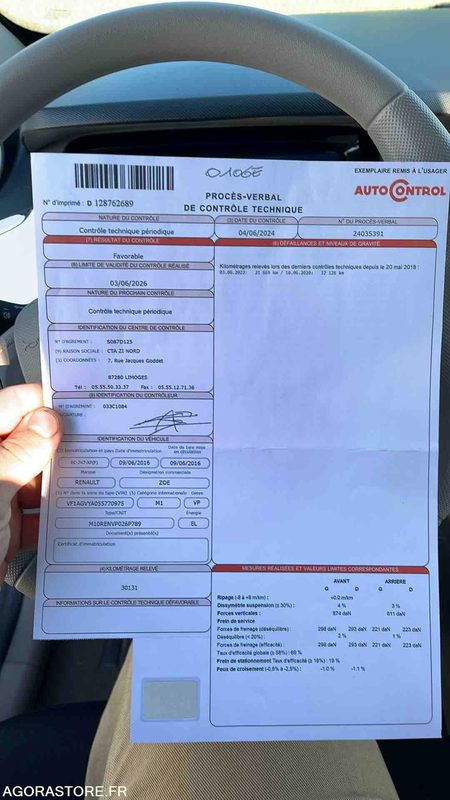 Personenwagen Renault Zoé - 2016 - 33468KMS