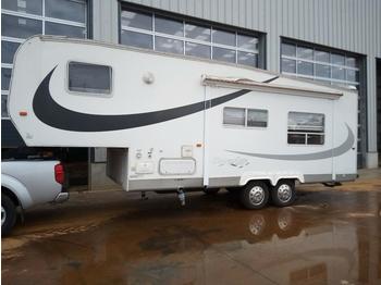 Pick-up 2007 Allen Camper KountryLite Twin Axle 5th Wheel 4 Birth Side Extending Caravan, Gas Oven, Microwave, Awning, Leather Interior: afbeelding 1