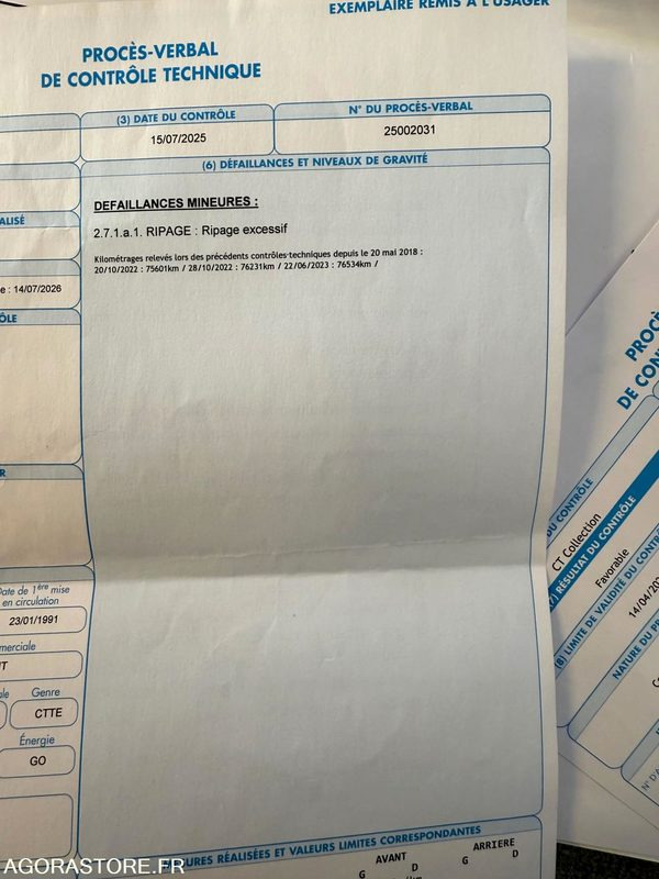 Bedrijfswagen Citroën c25 turbo - 77331km - ETAT QUASI NEUF