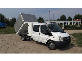 Kipper bestelwagen, Bestelwagen met dubbele cabine FORD TRANSIT 350 2.4 tdci DOKA ponyvás billencs: afbeelding 1