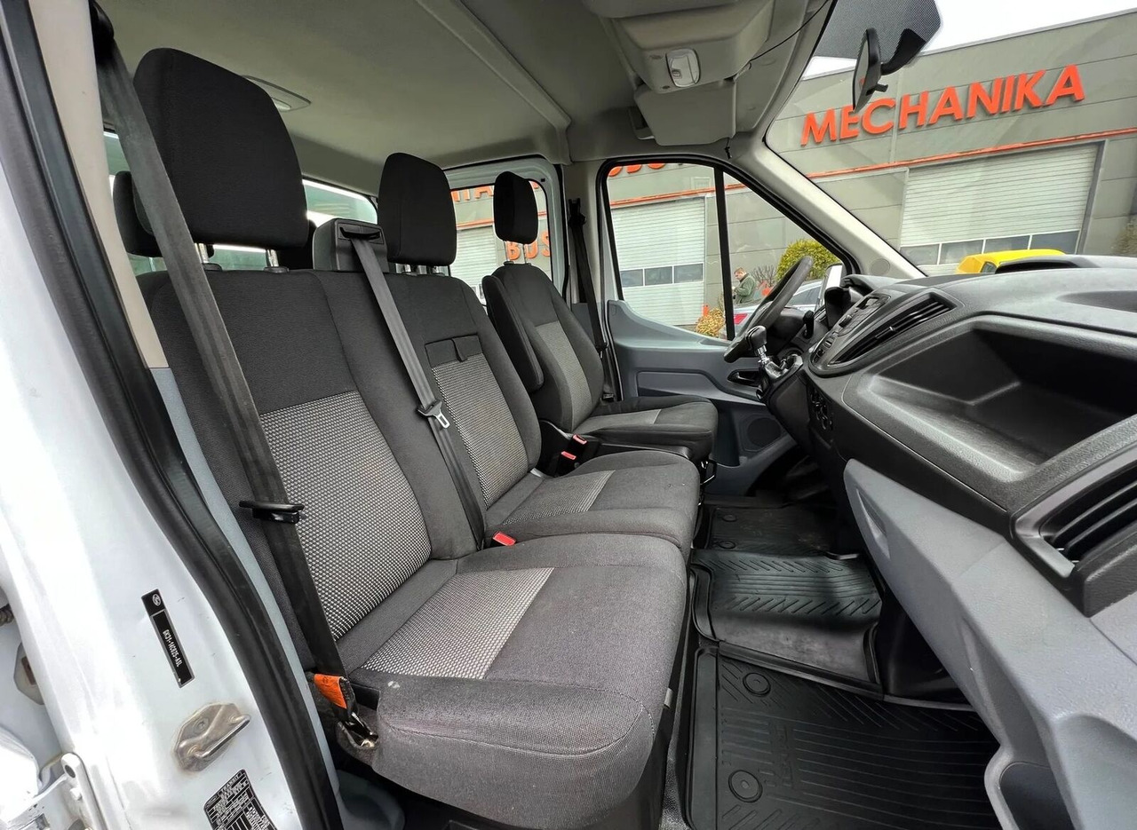 Bestelwagen met open laadbak, Bestelwagen met dubbele cabine Ford Transit Doka 7-seaters + Box One Owner: afbeelding 18